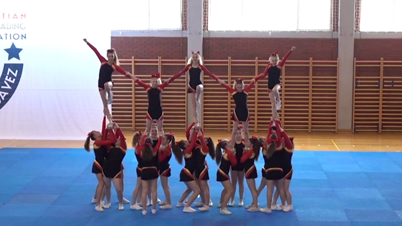 Cheerleading Klub Zagreb Državno Prvenstvo 2019 FLAMES (juniori - cheerleading)