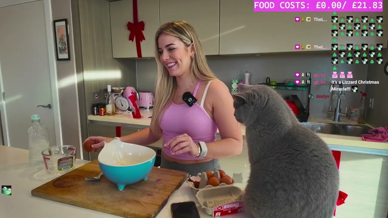 COOKING FESTIVE TOAD IN THE HOLE & BUBBLE AND SQUEEK TWITCH VOD LITTLEBUNNY_X