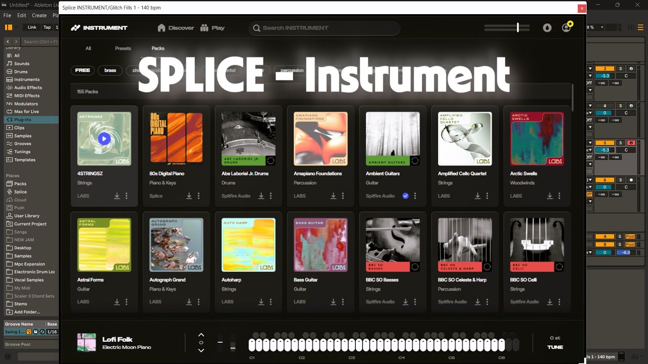 Exploring (Splice Instrument) in Ableton