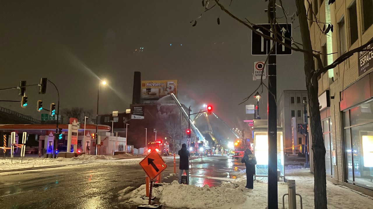 Aftermath of Major Fire at the Abandoned Familex Factory in Montreal