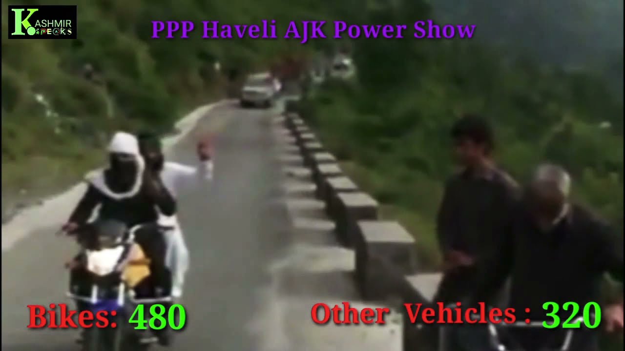 Haveli Forward Kahuta Azad Kashmir,  PPP Power Show before Election