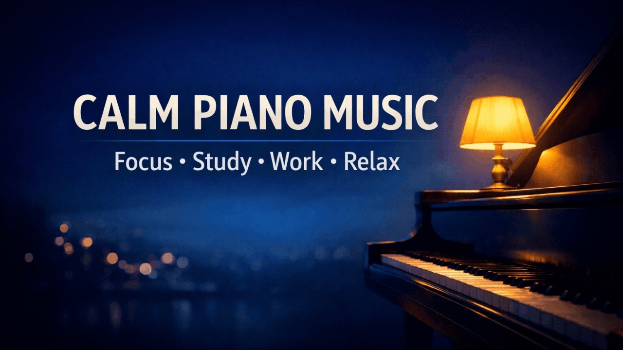 Calm Piano Music for Study & Work | Deep Focus Mon Live