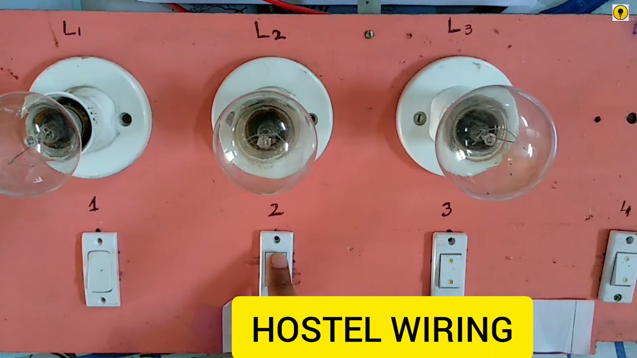 Hostel Wiring Connections in simple steps