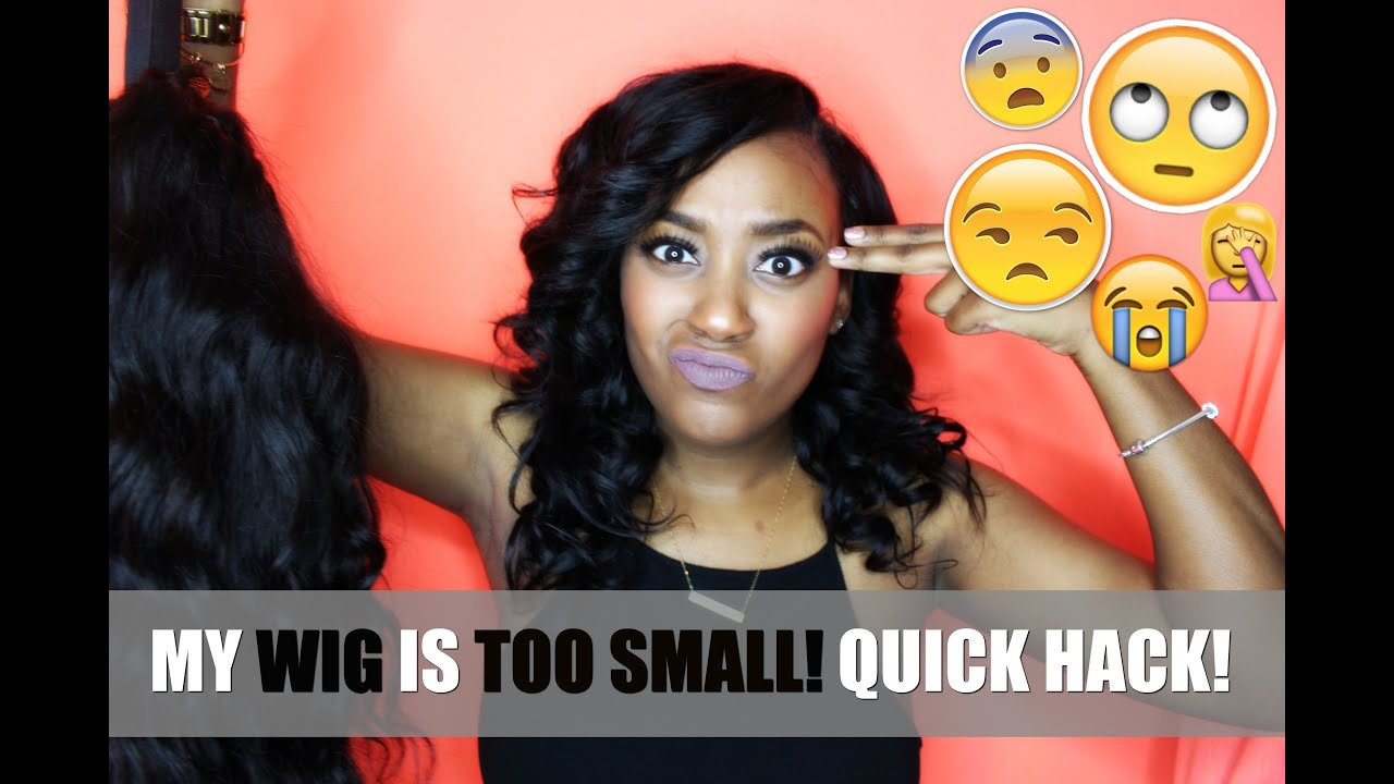 MY WIG IS TOO SMALL! | Quick Wig Hack