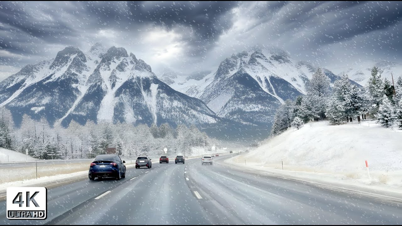 Denver to Aspen Colorado - Winter Scenic Road Trip Through the Rockies 4K