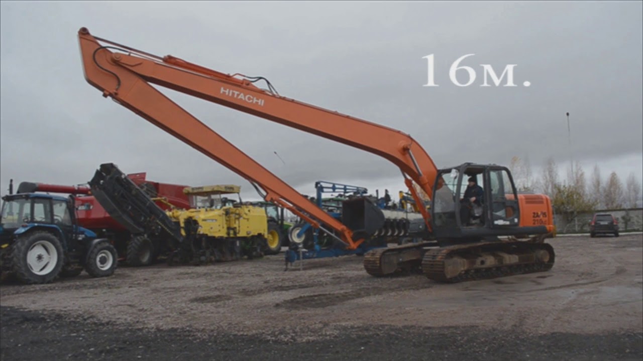 Гусеничный экскаватор Hitachi ZX210 LC Long Reach