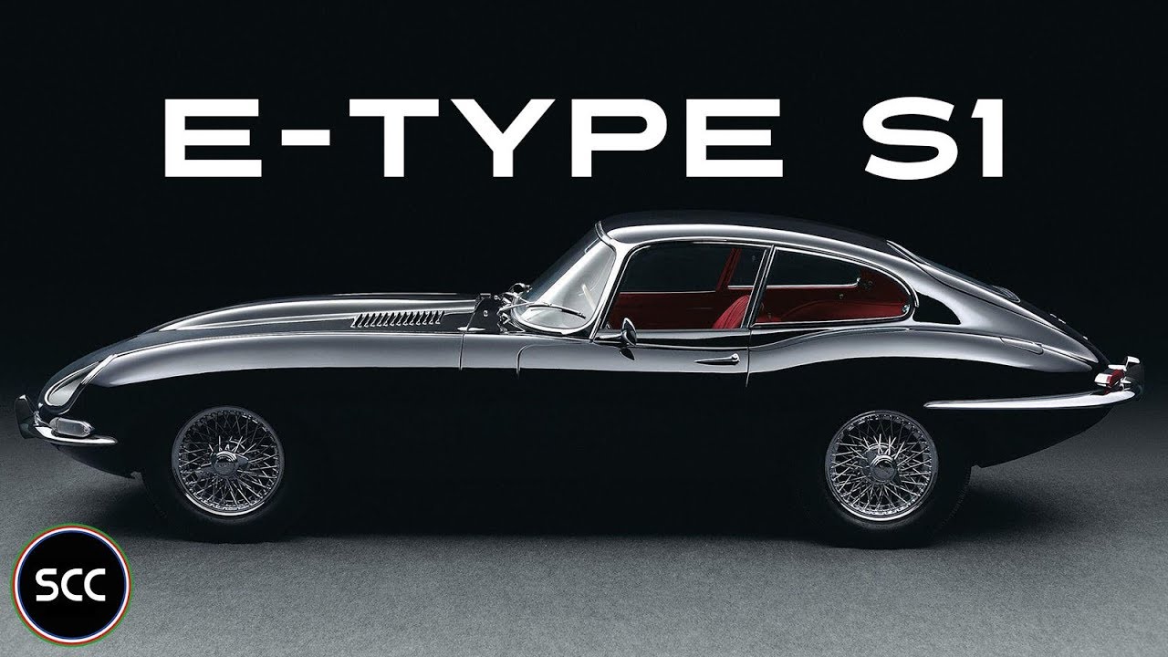 JAGUAR E-TYPE S1 / Series 1 4.2 Coupé 1965 - Modest test drive - XK-E E Type engine sound | SCC TV