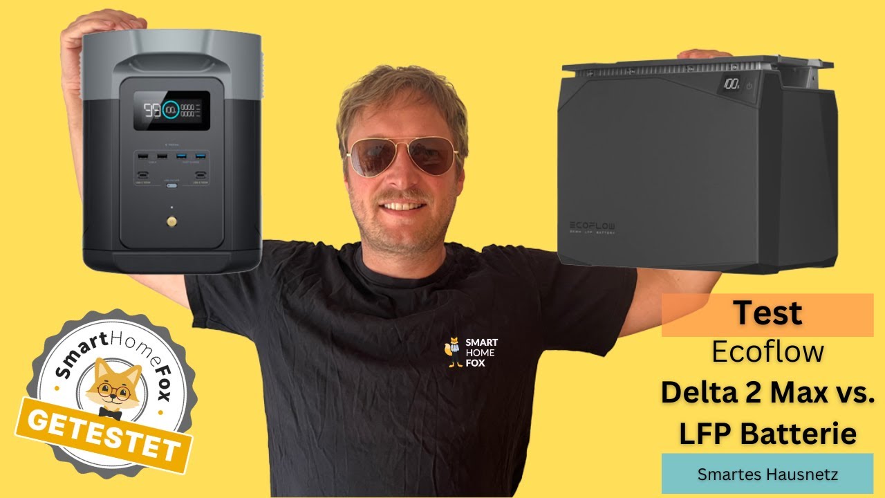 Extra Hausnetz Power: Ecoflow Delta 2Max & LFP Batterie im Test – Smartes Energiemanagement erklärt
