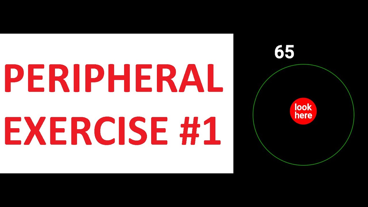 PERIPHERAL VISION EXERCISE | How to improve your eyesight [Training #1]