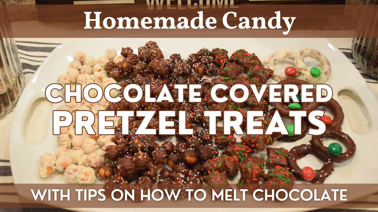 Chocolate Covered Pretzel Treats | & Tips on How to Easily Melt Chocolate!
