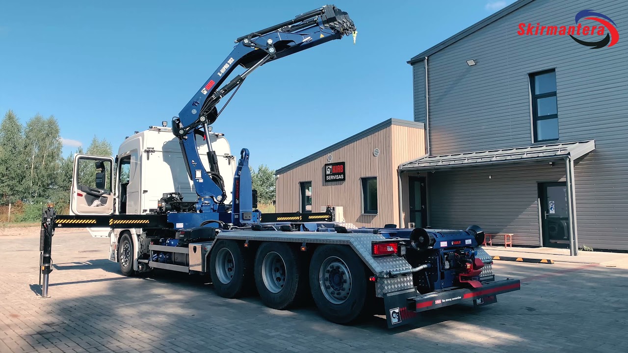 HIAB HiPro 302 E 6 su  Multilift Ultima 20ZL ant Scania R650