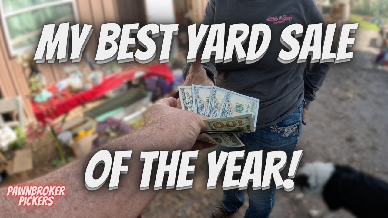 THIS IS (*THE BEST YARD SALE*) I'VE BEEN TO ALL YEAR