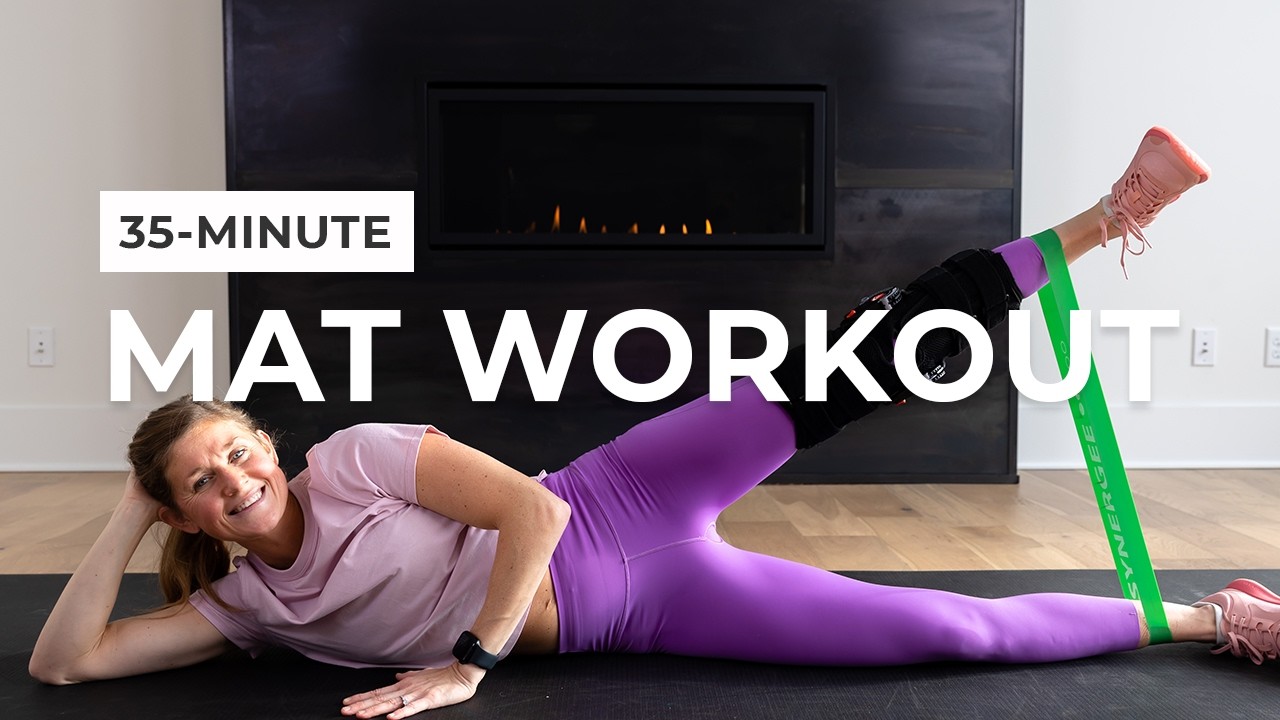 35-Minute Full Body Mat Workout (For Leg/Knee Injury)