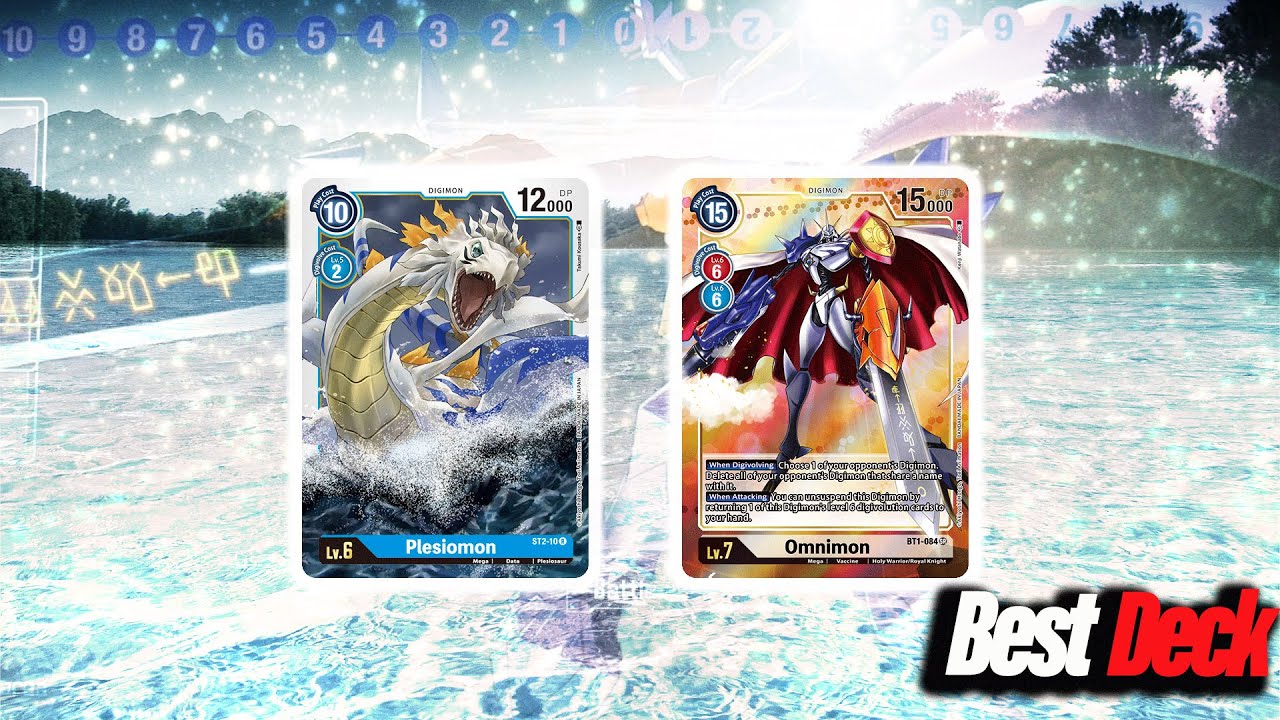 FIRST PLACE! BEST Blue Omnimon Turbo Digimon TCG Deck - Set 1.0 Format! Digimon Card Game (2021)