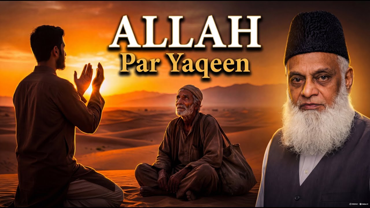 Allah Par Yaqeen Hi Insaan Ko Tootnay Se Bachata Hai | Dr Israr Ahmed Islamic Motivation Urdu
