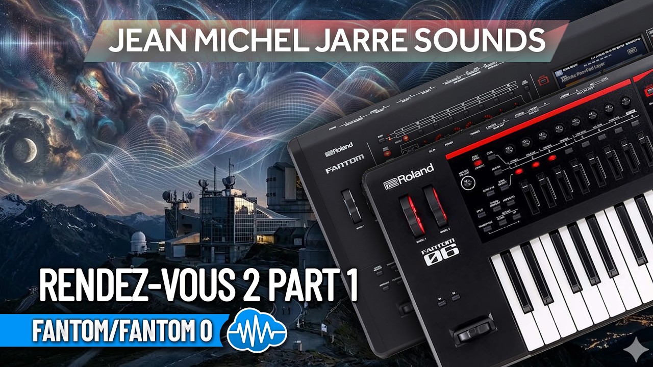 ROLAND FANTOM / EX / O ♫  Jarre  Sounds ► JMJ SYNTH PACK V8 - PT1