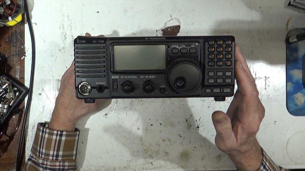 Icom IC-718 Free. Первый взгляд и проверка. Плохо!