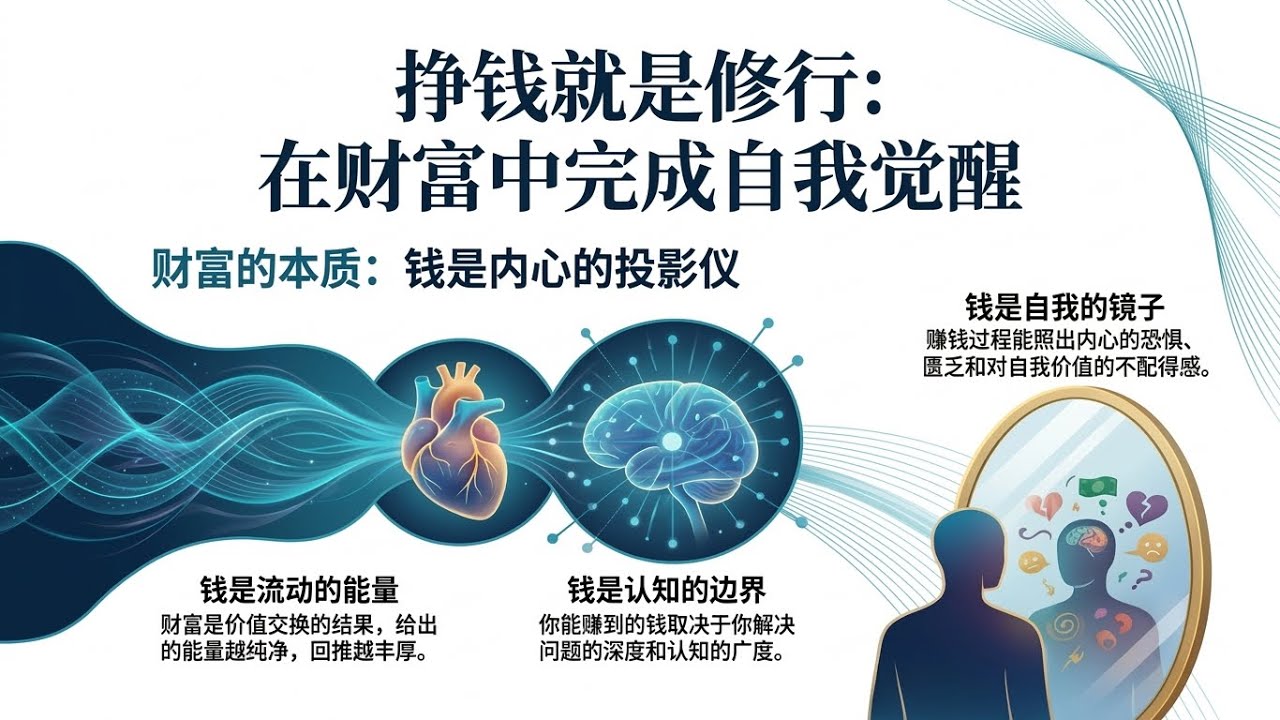 为何赚钱是一场很深的修行？ 你为何赚钱费劲！？ 为何付出很多赚不到钱？方向问题！？