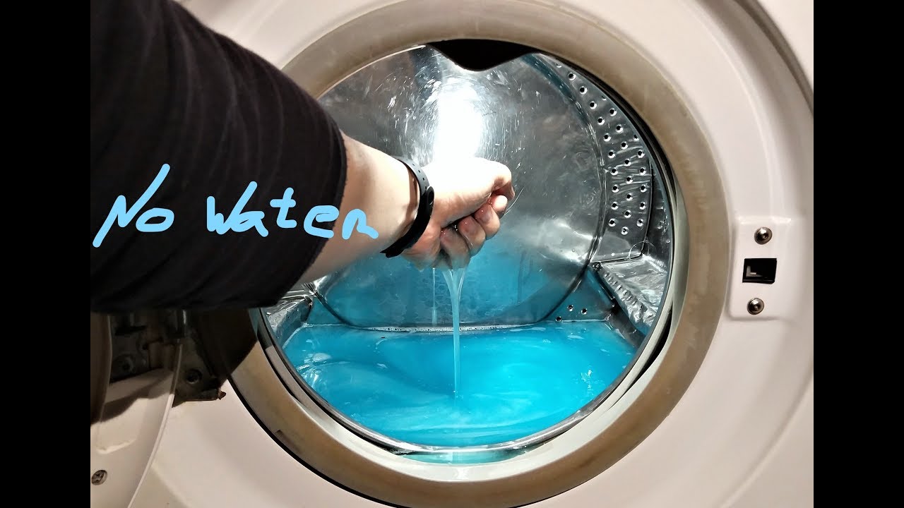 Experiment - 10 liters of  Dish Soap  - in a Washing Machine - NO WATER