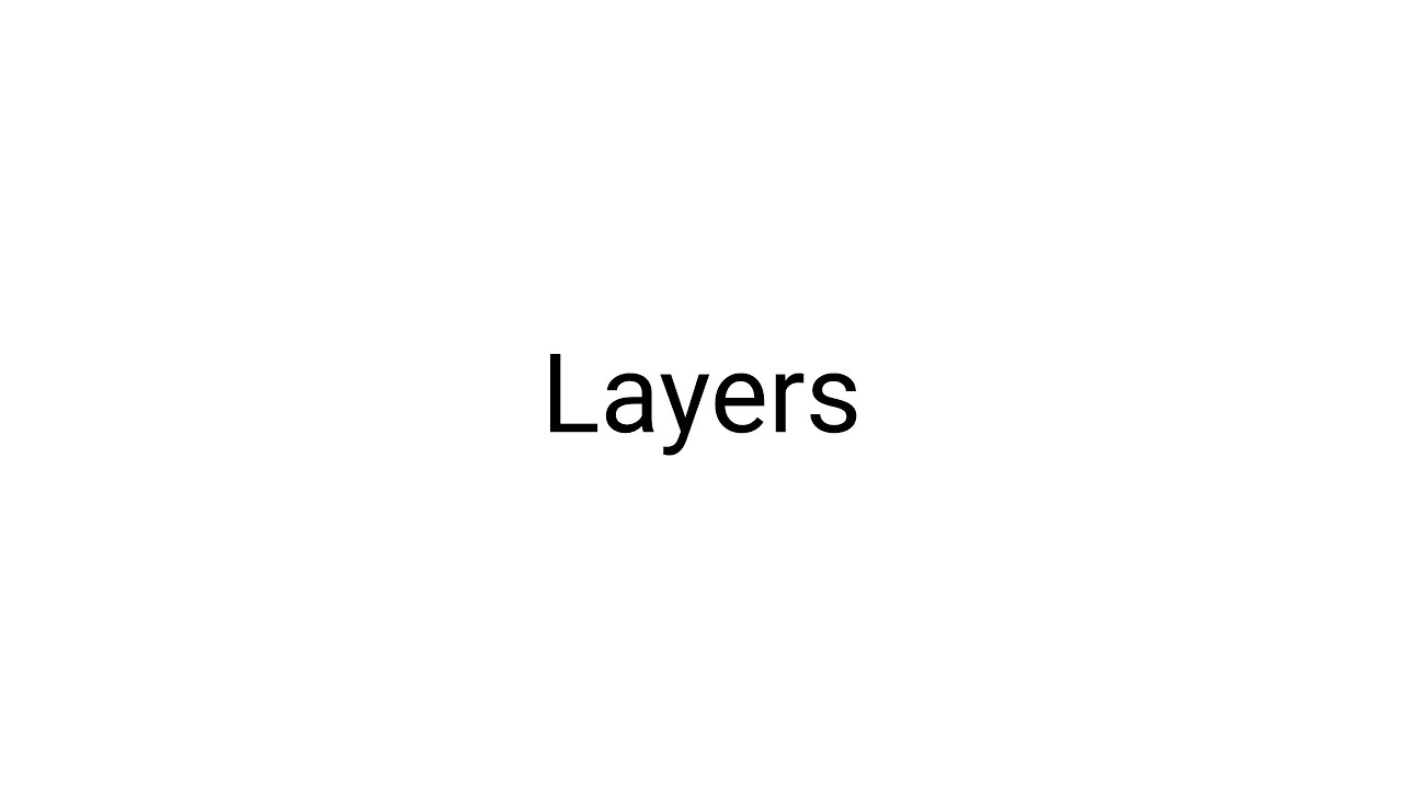 Influencing the map layer structure