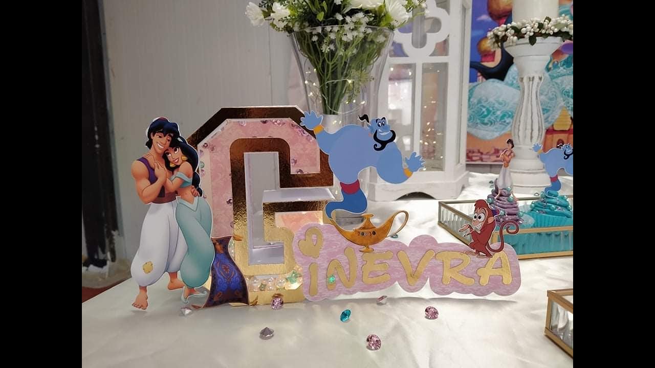 LETTERA 3D SHAKER LUMINOSA