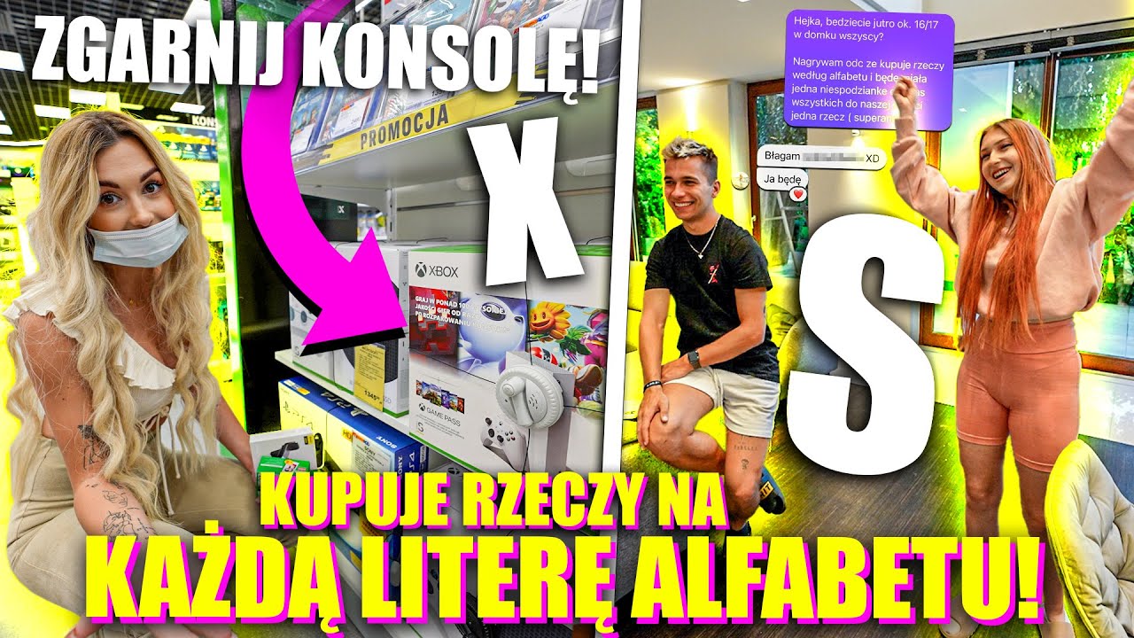 KUPUJE RZECZY NA KAŻDĄ LITERĘ ALFABETU!