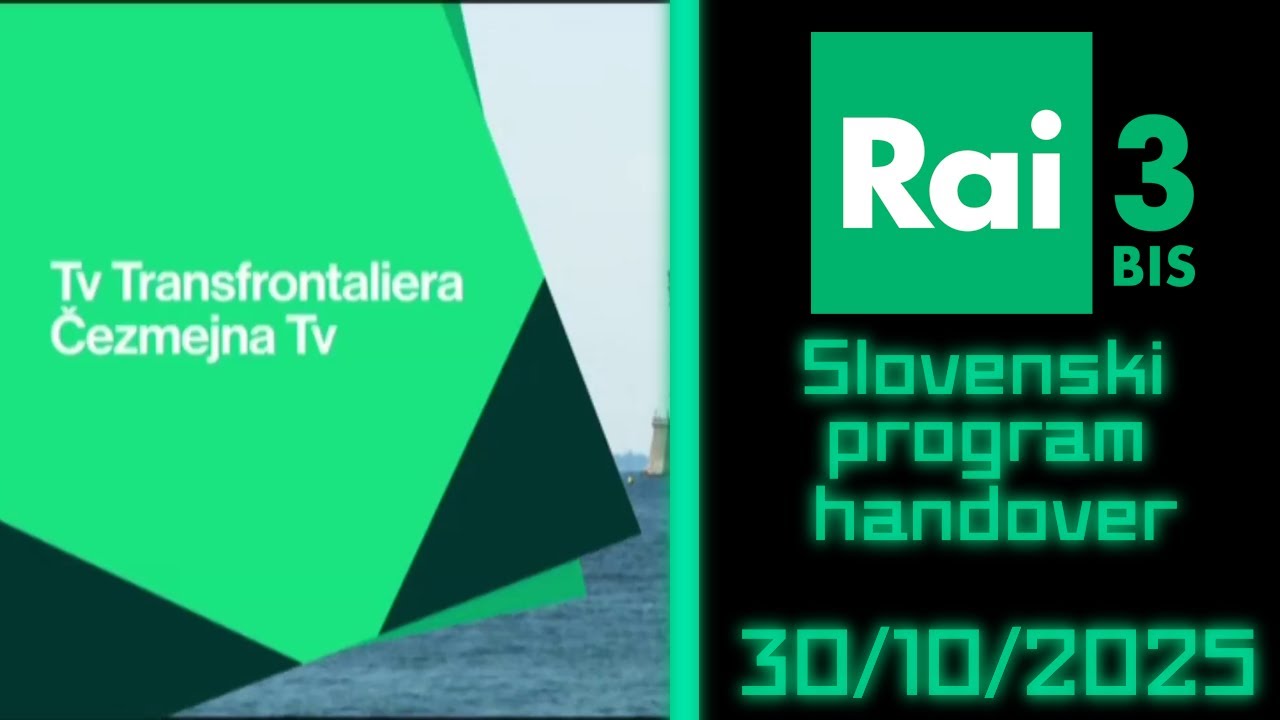Rai 3 BIS FJK (Italy) - Slovenski program handover + TV SLO 1/Koper simulcast (30/10/2025)