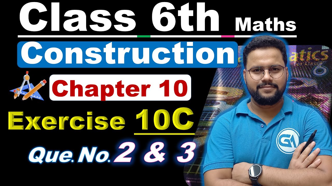 Class 6 RS Aggarwal Chapter 10 Construction | Ex 10C Q2 & Q3 | Square and Rectangle Construction