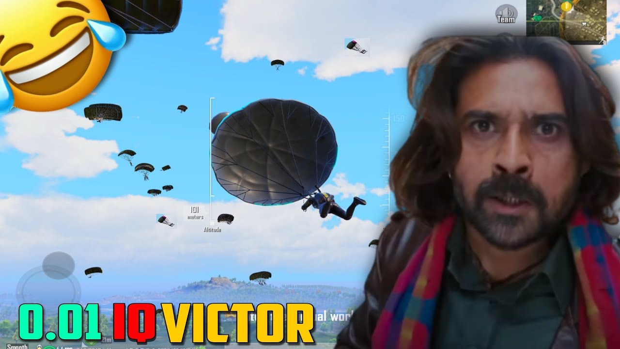 VICTOR KA IQ BGMI FUNNY COMMENTARY GAMEPLAY JEVEL #jevel #bgmi #funny