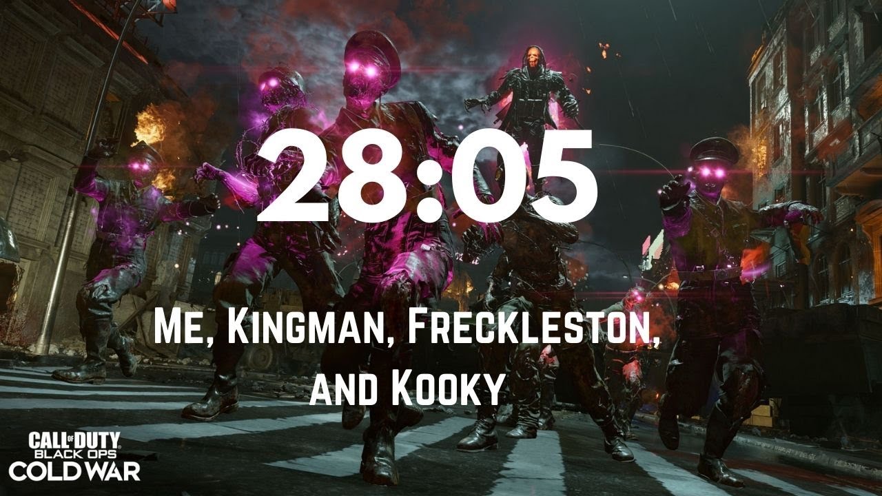 [FWR] MAUER DER TOTEN 4 PLAYER EASTER EGG SPEEDRUN!! 28:05!!