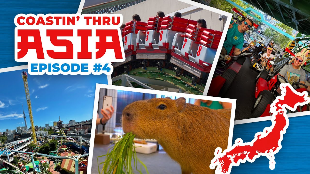 Tokyo's Most Unique Attractions! Asia's Oldest Roller Coaster, an Inverting Spinning Coaster, & More