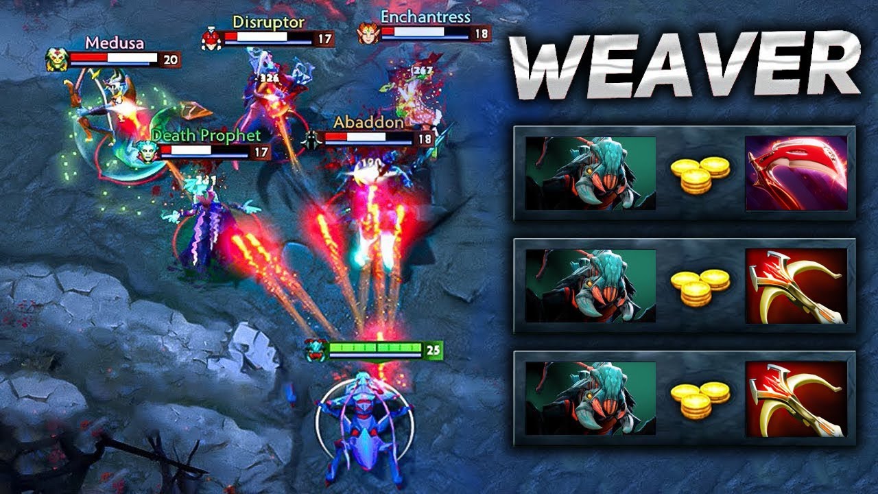 -30 Armor on Attack Weaver is Absolute Broken🔥🔥33Kills Geminate Attack x2 Daedalus One Shot | Dota 2