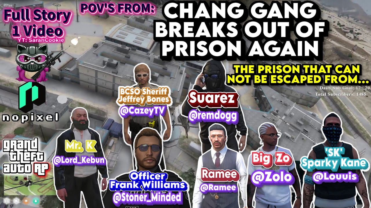 Chang Gang + SK  Escape Prison Again! | GTA RP NoPixel 4.0
