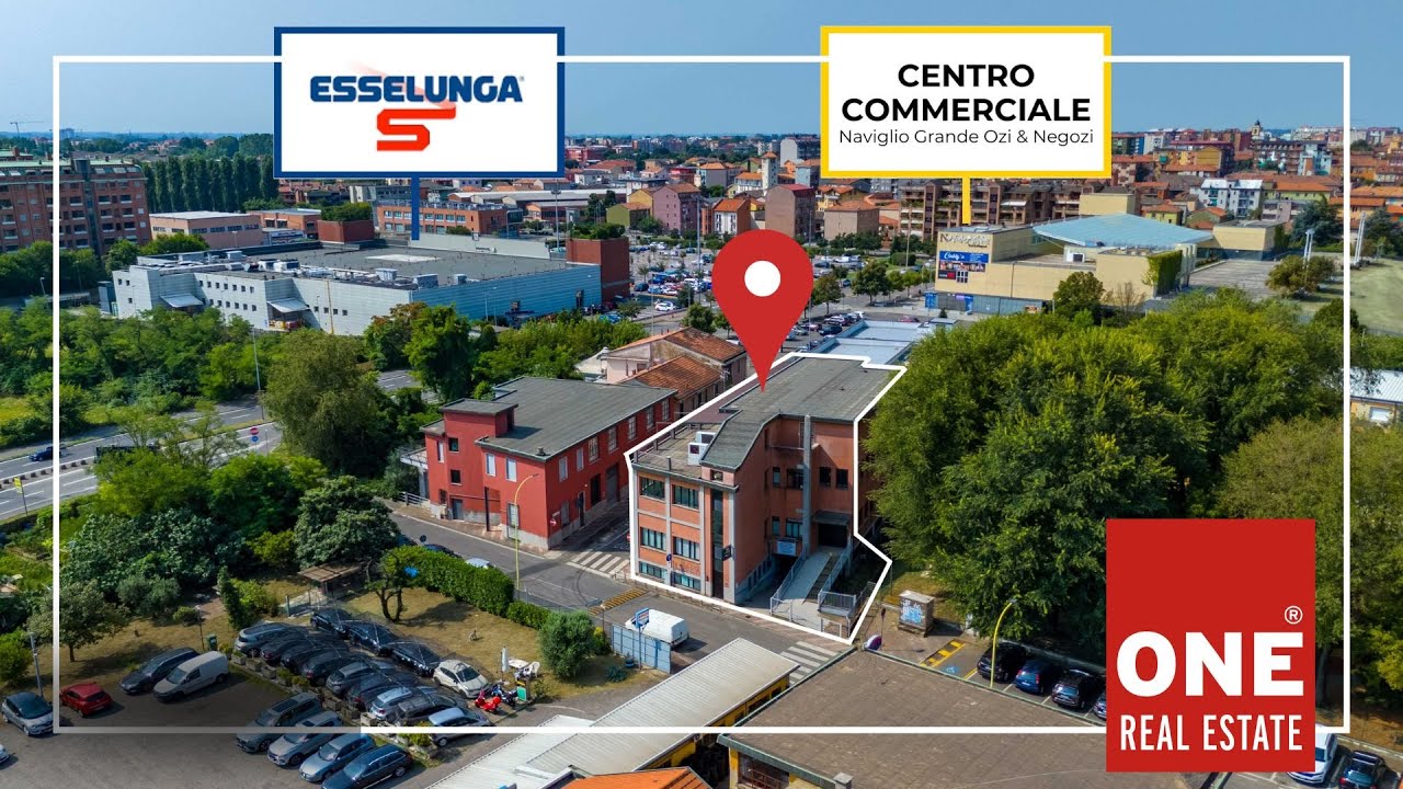 BUCCINASCO - Stabile indipendente ad uso uffici, commerciale e residenziale totale 1.400 mq