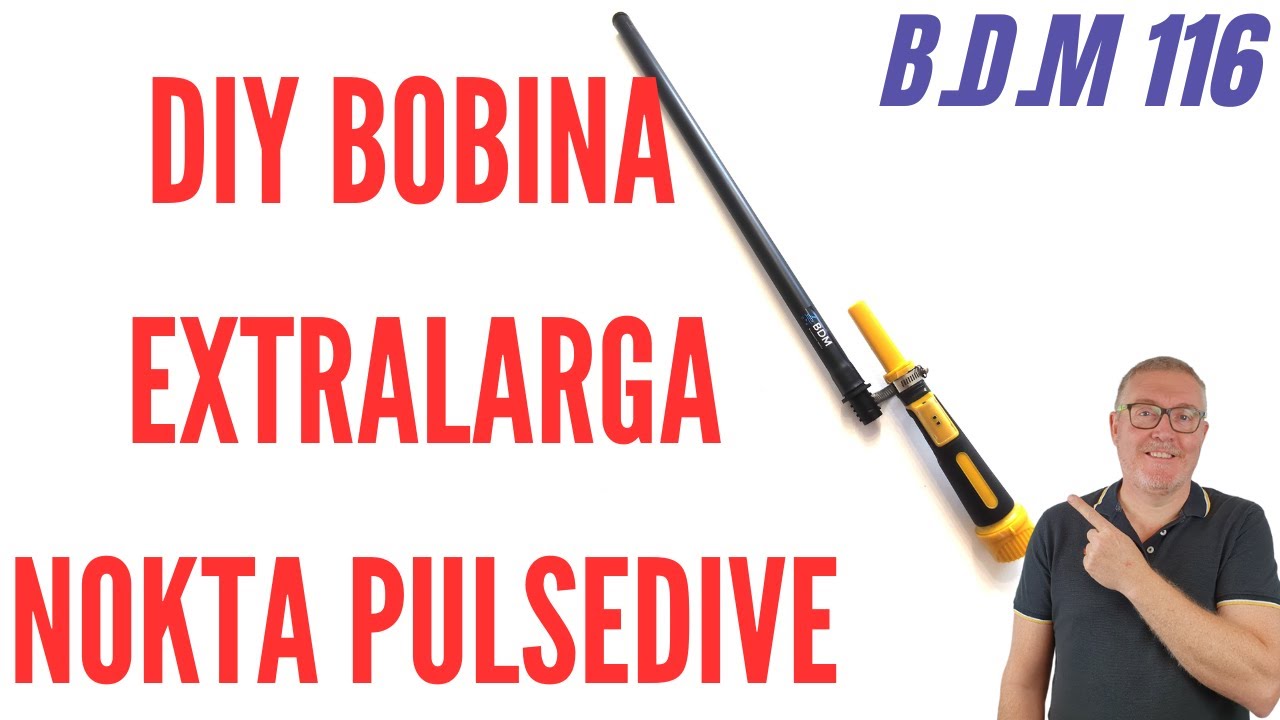 👉💥DIY Bobina Megalarga para el Nokta Pulsedive💥