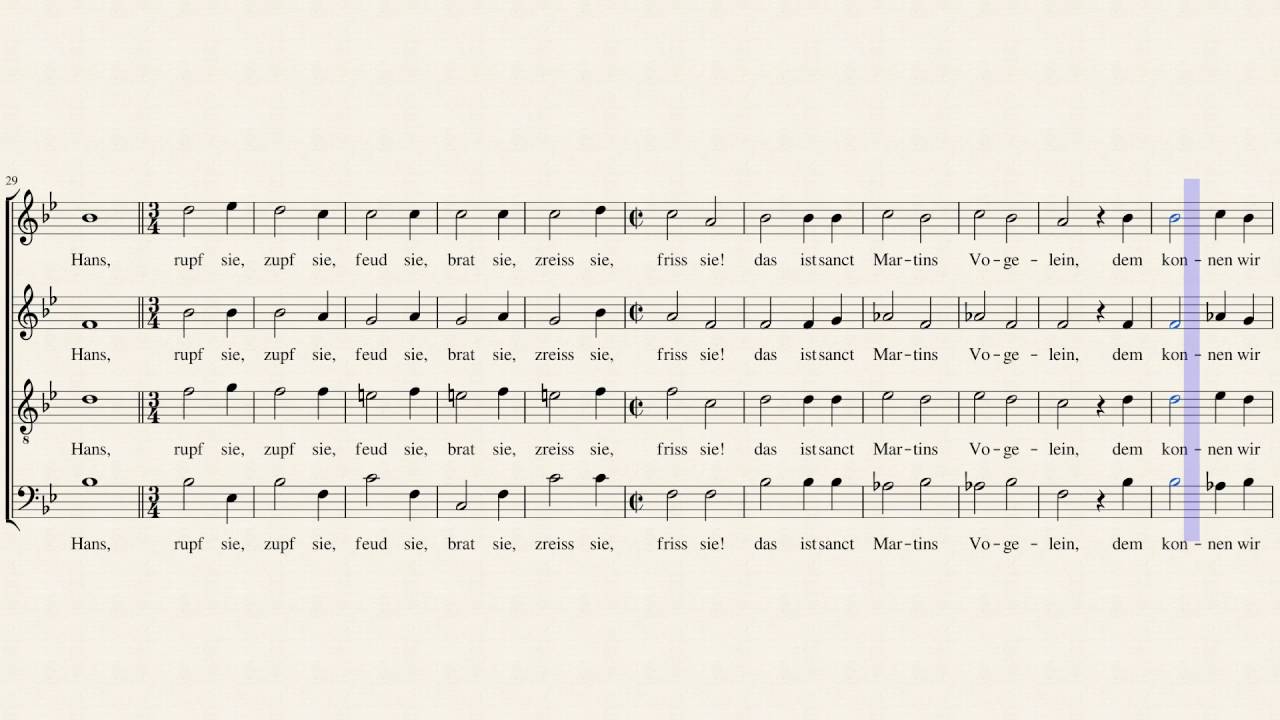 Audite nova! (Orlando di Lasso) SATB