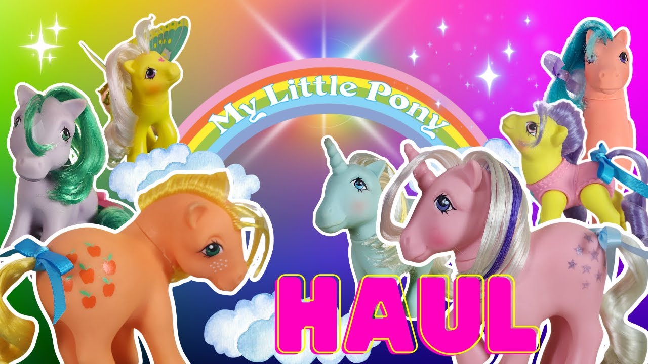 VINTAGE G1 My Little Pony HAUL! 🌈 Flat Foot Ponies, a Sea Pony & a Summer Wing Join the Collection!