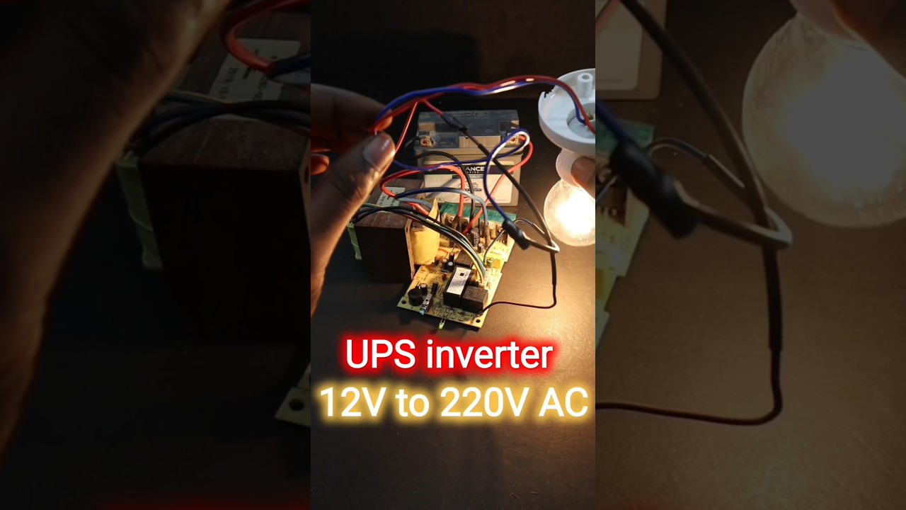 making UPS inverter || 12V to 220V 💡#inverter #dc #power #RKG 😱