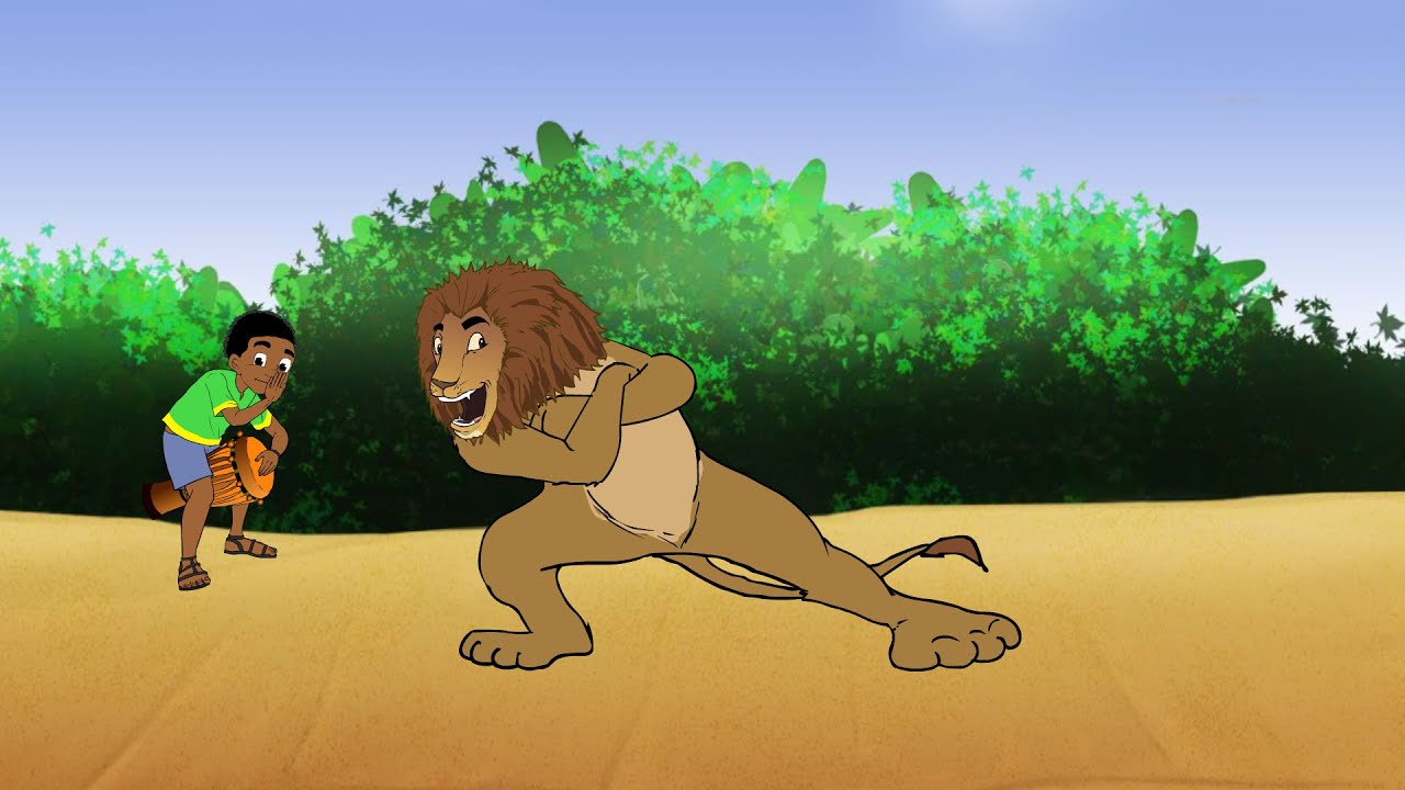 Lion (Zulu) - did you ever see a lion do hip hop - he's got moves!