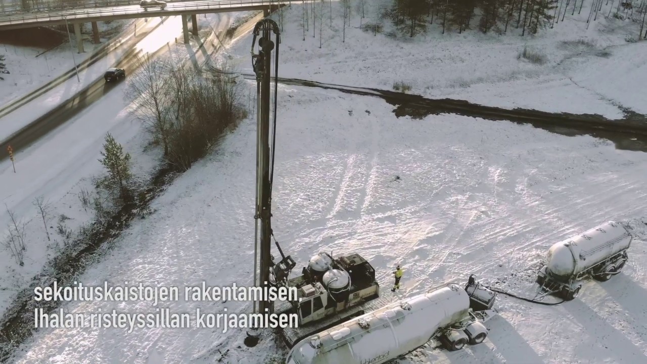 Mt 185 Pernon ja Ihalan v&auml;lin eritasoliittymien rakennusurakka etenee
