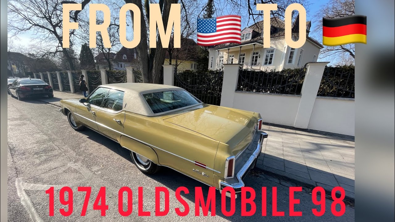 1974 Oldsmobile Ninety Eight in Germany - in depth tour