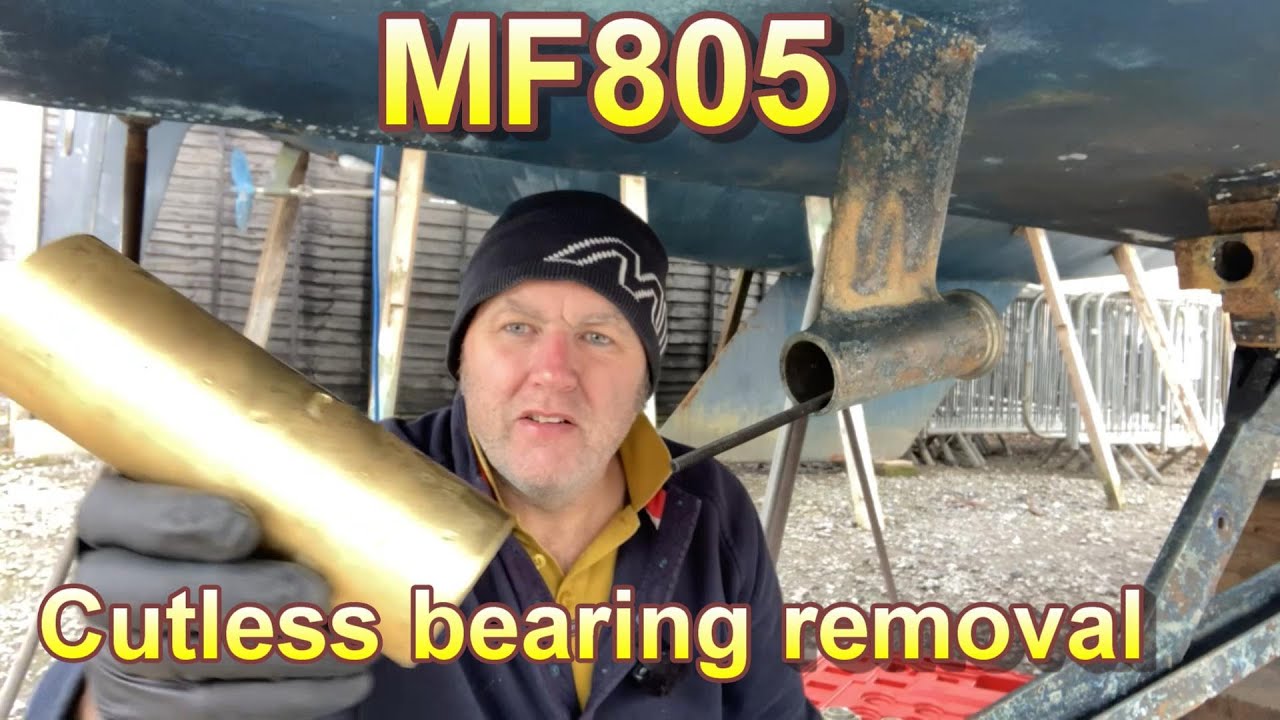 Jeanneau Merry Fisher 805 cutless  bearing removal and install