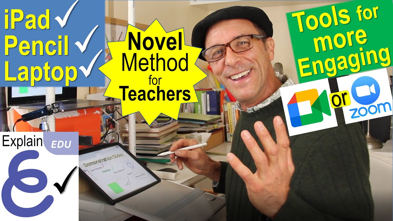 How to Energize your Online Teaching & Meetings w/ Explain EDU + an iPad/laptop combo