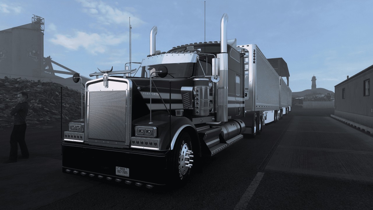 ¿Podrá el W900 con 164 TONELADAS?  Triple Remolque en ATS