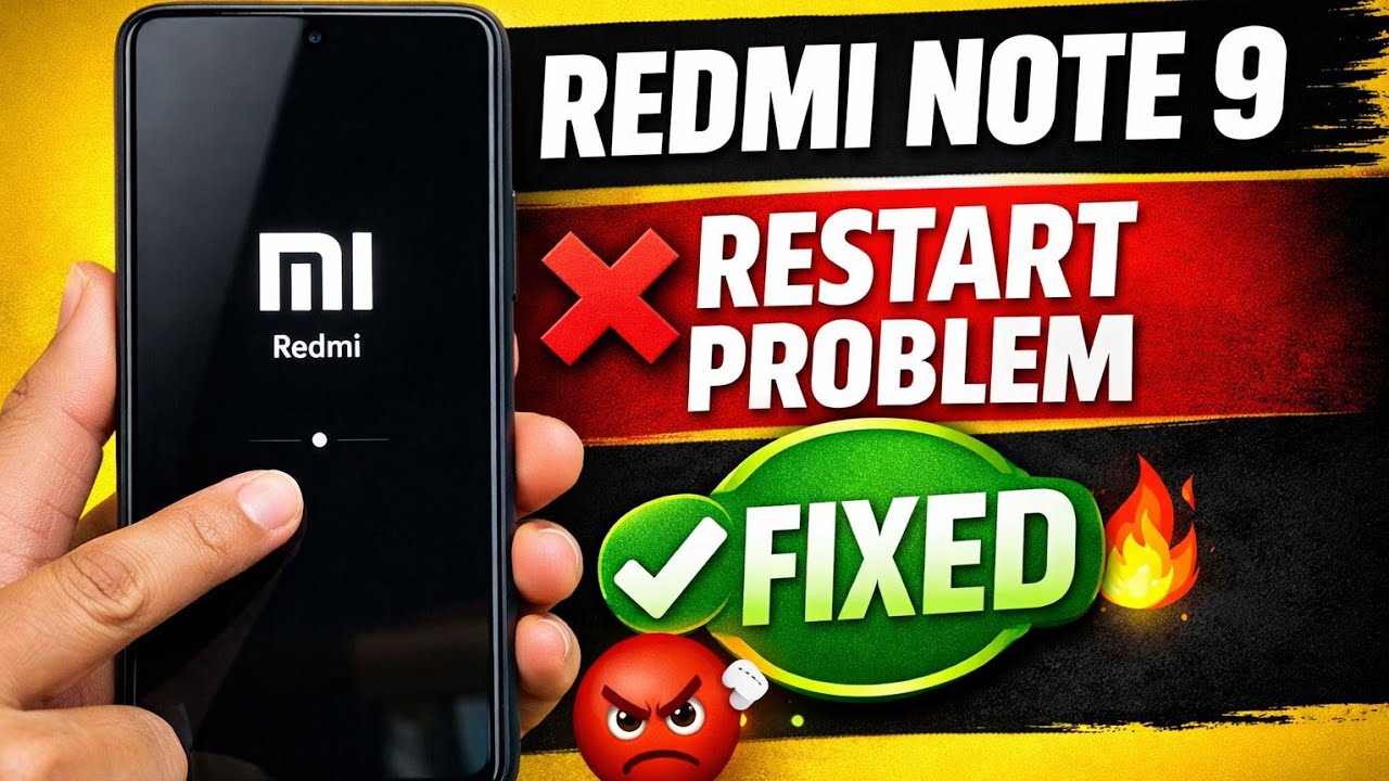 Redmi Note 9 Restart Problem Fixed | Auto Restart Issue Solution | 