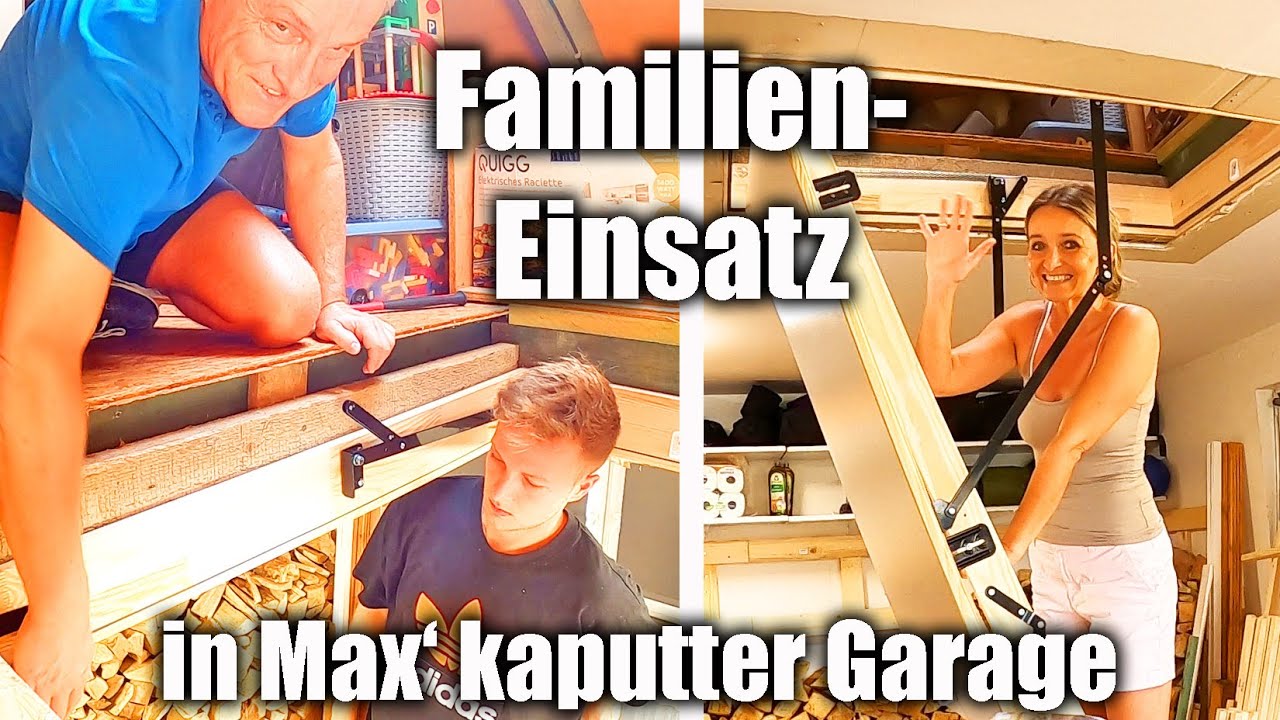 Familien Einsatz in Max' kaputter Garage - Achtung Baustelle 😎 AddiHabibi Vlog