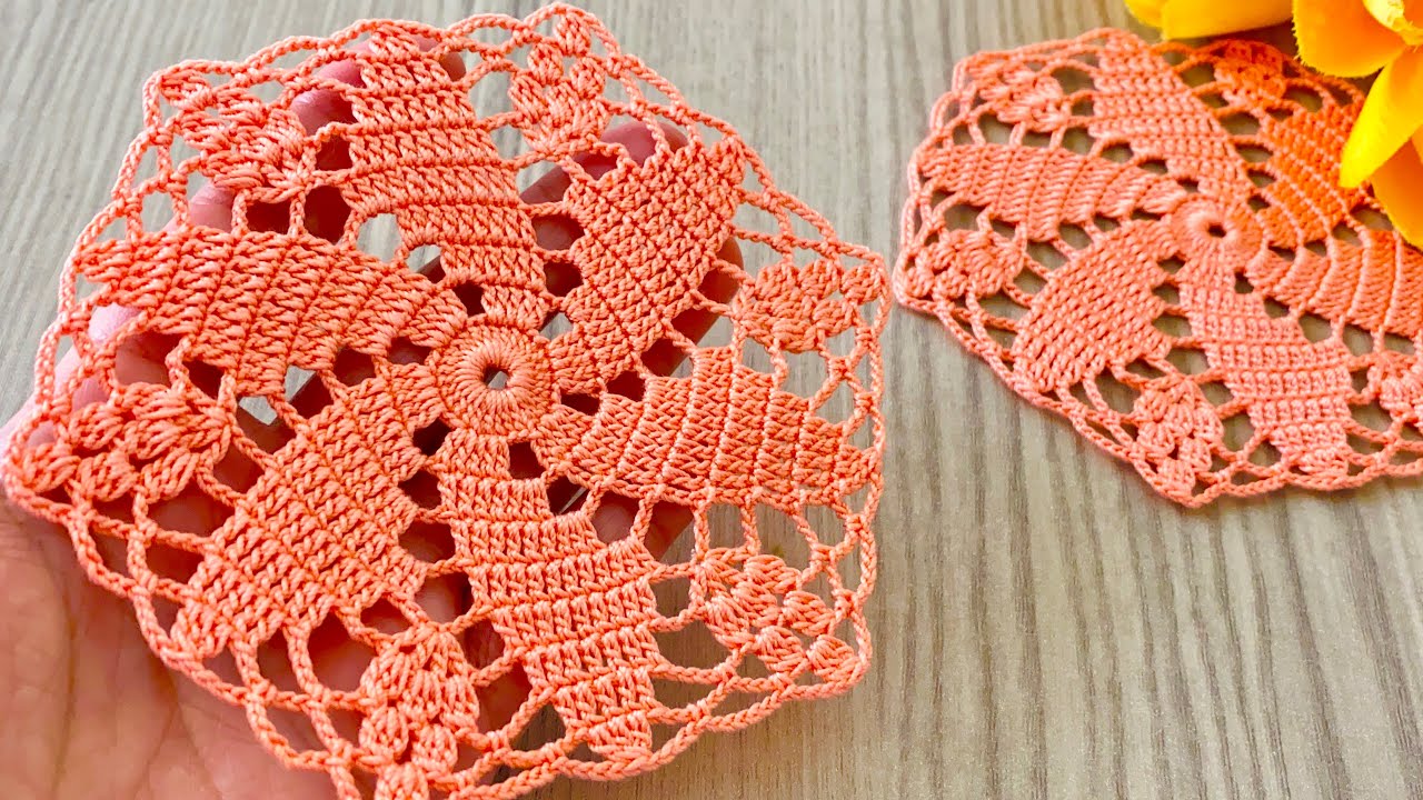 Perfect Crochet Motif 🧶 Simple Wheel Pattern Tutorial