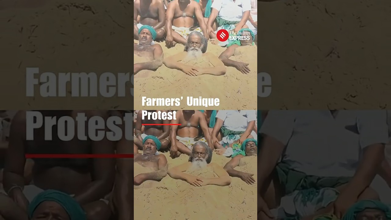 Tamil Nadu Farmers Stage Cauvery Protest Against Proposed Mekedatu Dam