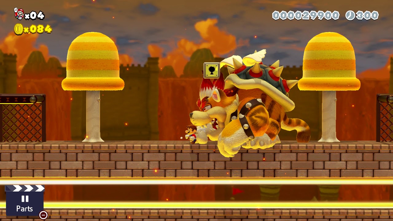 Super Mario Maker 2 - Story Mode - Meowser Showdown! (Bowser Final Boss)