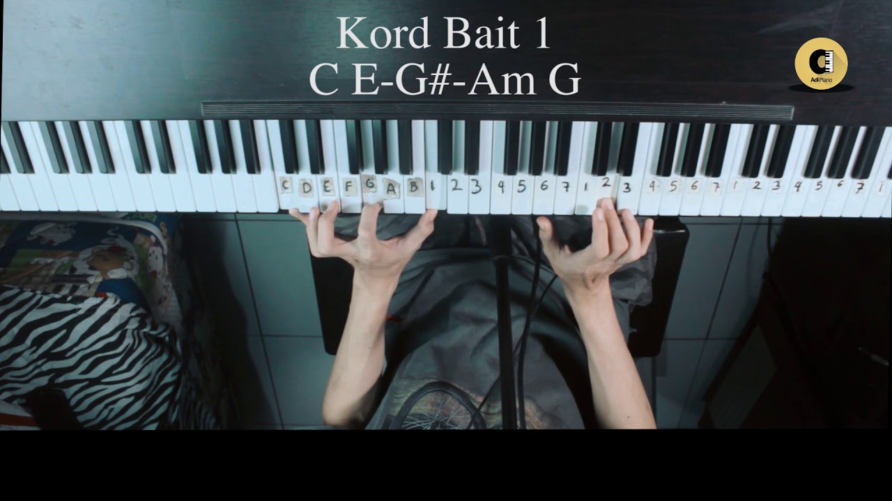 Tutorial Piano Adu Rayu Kord Dasar C by Adi